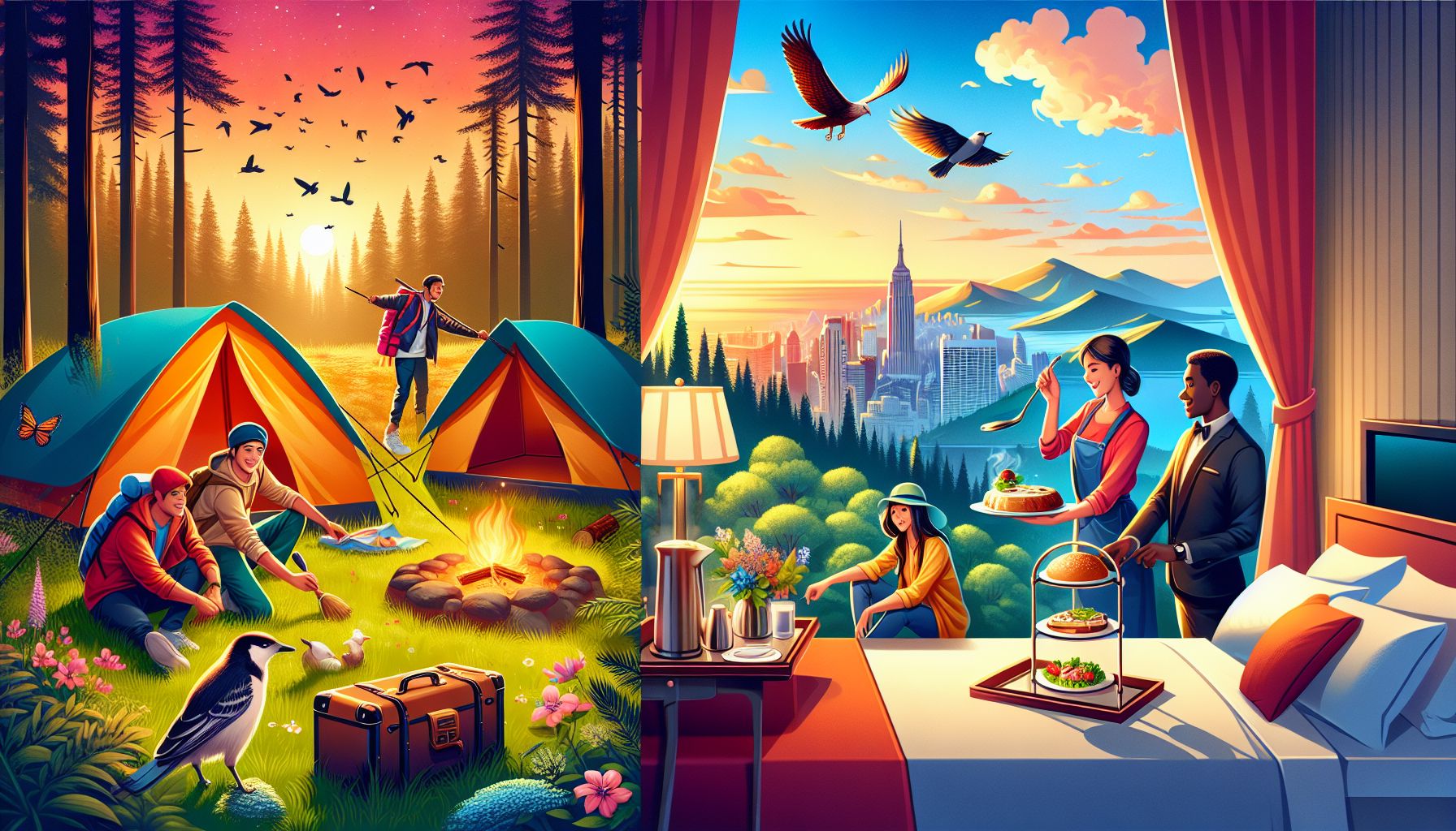 A campsite